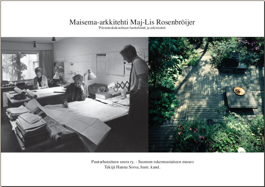 Maisema-arkkitehti Maj-Lis Rosenbröijer